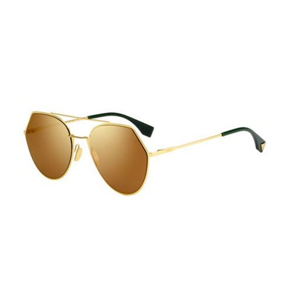 fendi ff 0194/S 001 Yellow Gold